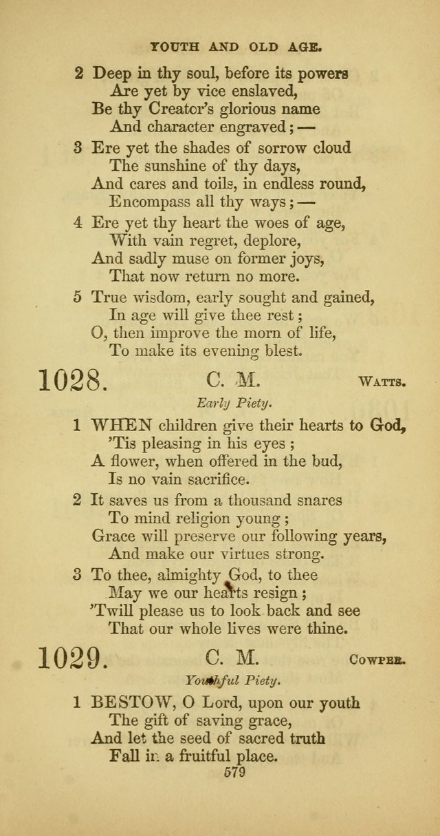 The Psalmody: a collection of hymns for public and social worship page 646