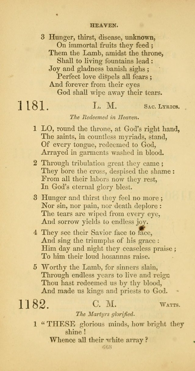 The Psalmody: a collection of hymns for public and social worship page 735