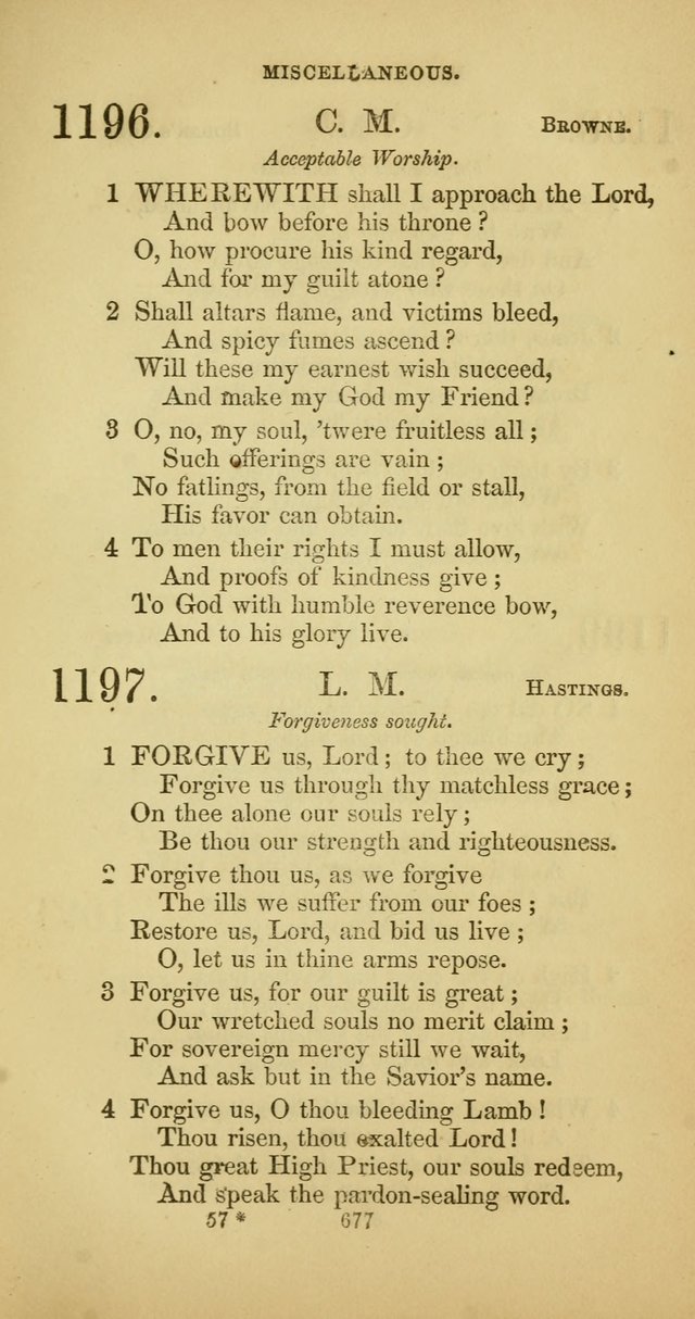 The Psalmody: a collection of hymns for public and social worship page 744