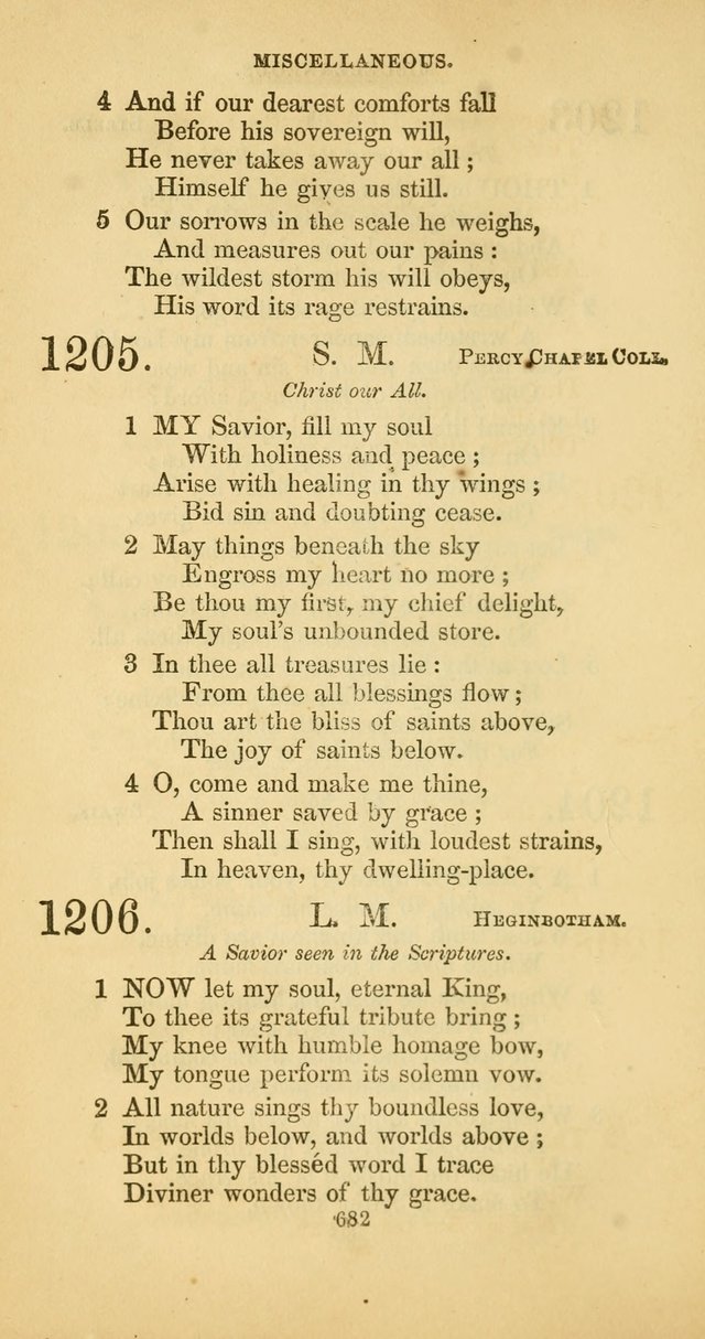 The Psalmody: a collection of hymns for public and social worship page 749