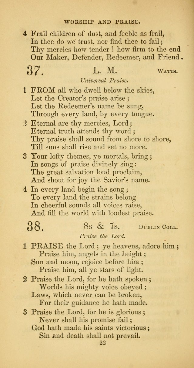 The Psalmody: a collection of hymns for public and social worship page 89