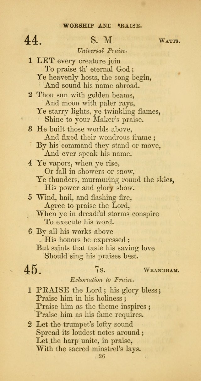 The Psalmody: a collection of hymns for public and social worship page 93