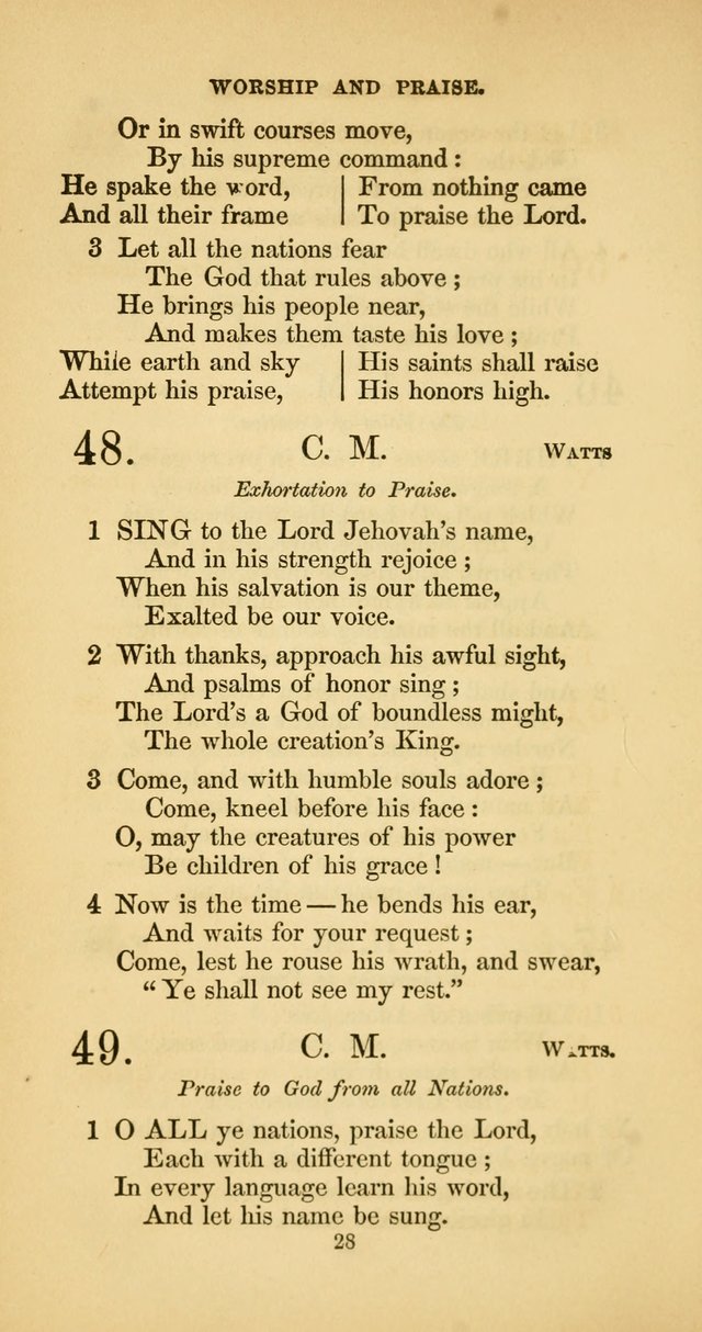 The Psalmody: a collection of hymns for public and social worship page 95