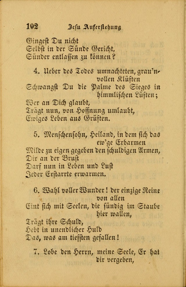 Die Pilgerharfe: eine sammlung evangelischer lieder, für den Gebrauch gläubig getauster Christen und der Gemeinden des Herrn in Nordamerika page 102