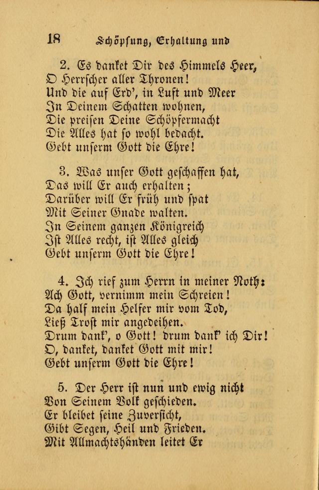 Die Pilgerharfe: eine sammlung evangelischer lieder, für den Gebrauch gläubig getauster Christen und der Gemeinden des Herrn in Nordamerika page 18