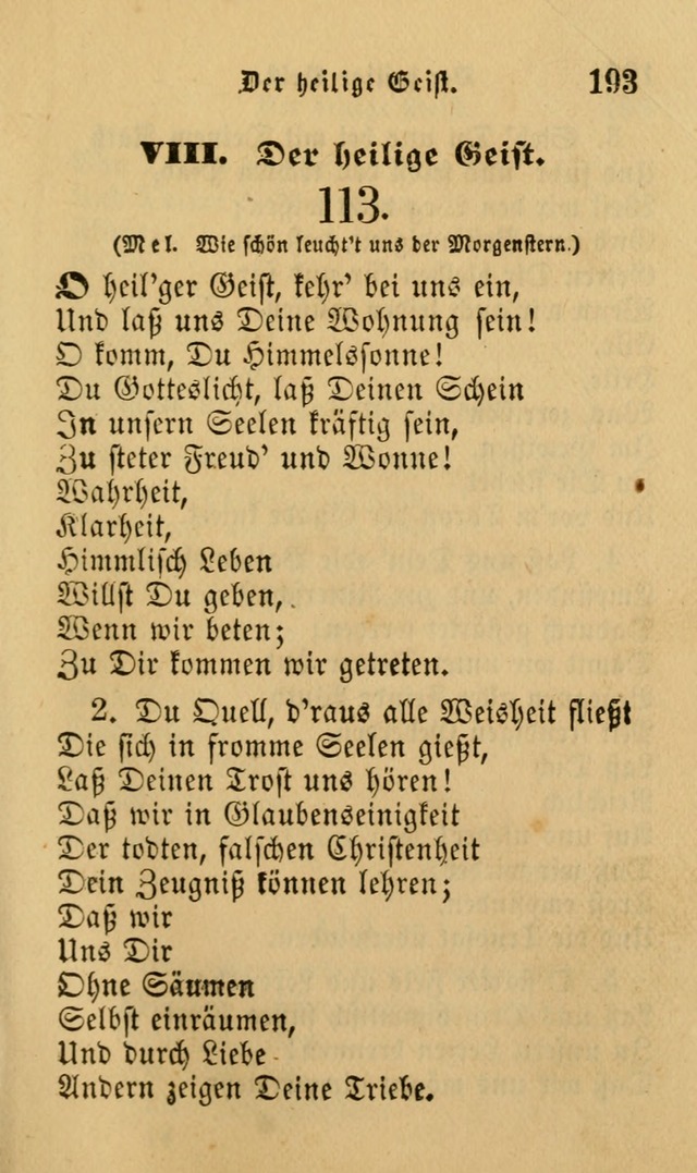 Die Pilgerharfe: eine sammlung evangelischer lieder, für den Gebrauch gläubig getauster Christen und der Gemeinden des Herrn in Nordamerika page 193