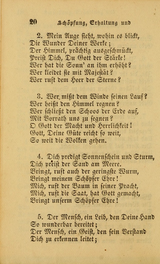 Die Pilgerharfe: eine sammlung evangelischer lieder, für den Gebrauch gläubig getauster Christen und der Gemeinden des Herrn in Nordamerika page 20