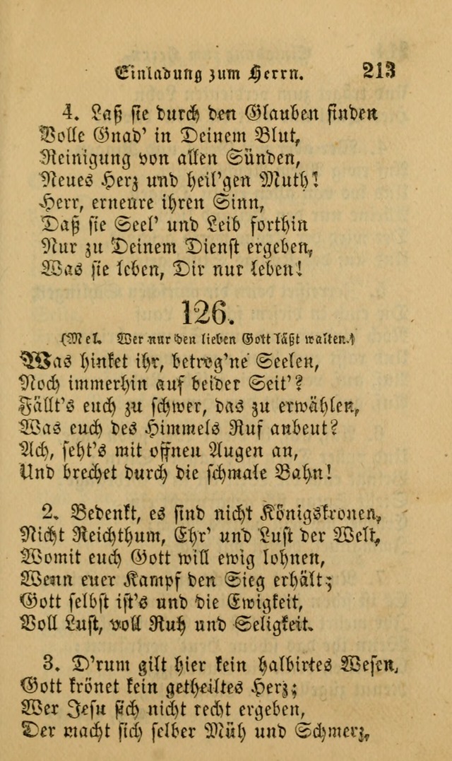 Die Pilgerharfe: eine sammlung evangelischer lieder, für den Gebrauch gläubig getauster Christen und der Gemeinden des Herrn in Nordamerika page 213