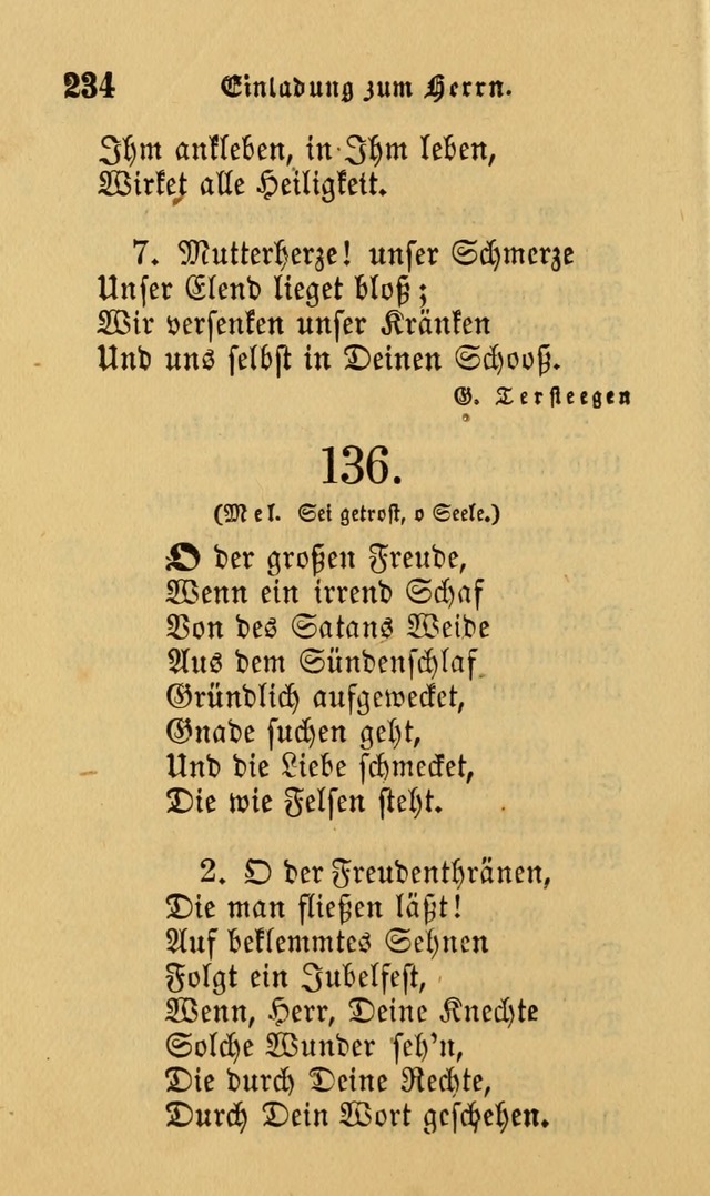 Die Pilgerharfe: eine sammlung evangelischer lieder, für den Gebrauch gläubig getauster Christen und der Gemeinden des Herrn in Nordamerika page 234