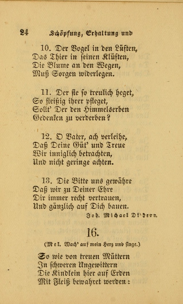 Die Pilgerharfe: eine sammlung evangelischer lieder, für den Gebrauch gläubig getauster Christen und der Gemeinden des Herrn in Nordamerika page 24