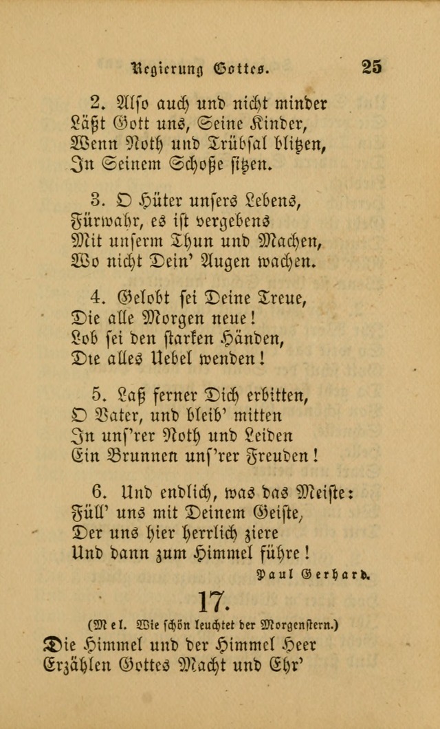 Die Pilgerharfe: eine sammlung evangelischer lieder, für den Gebrauch gläubig getauster Christen und der Gemeinden des Herrn in Nordamerika page 25