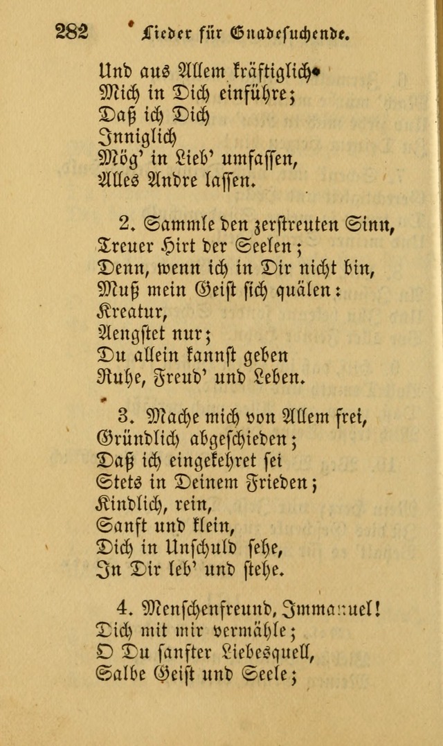 Die Pilgerharfe: eine sammlung evangelischer lieder, für den Gebrauch gläubig getauster Christen und der Gemeinden des Herrn in Nordamerika page 282