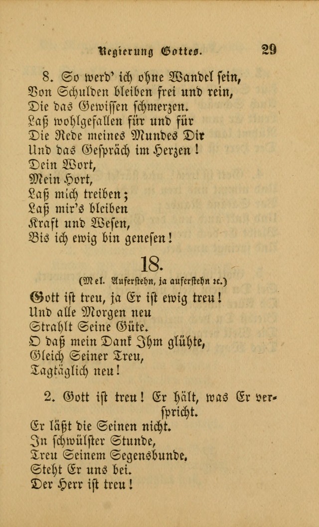 Die Pilgerharfe: eine sammlung evangelischer lieder, für den Gebrauch gläubig getauster Christen und der Gemeinden des Herrn in Nordamerika page 29