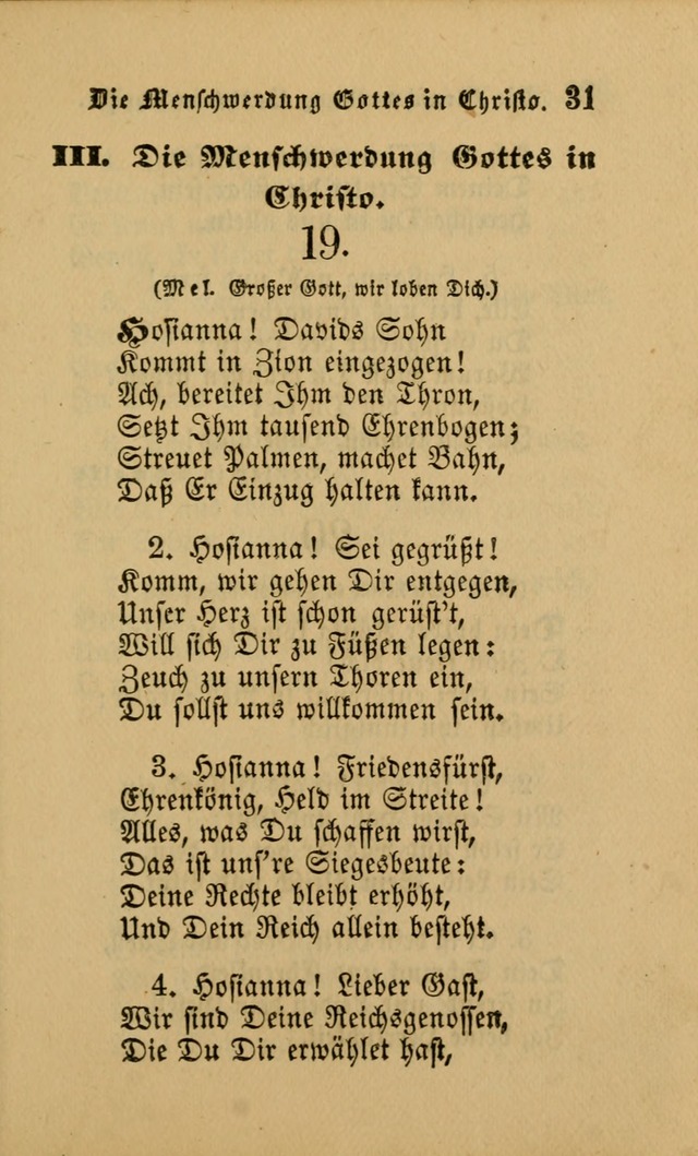 Die Pilgerharfe: eine sammlung evangelischer lieder, für den Gebrauch gläubig getauster Christen und der Gemeinden des Herrn in Nordamerika page 31