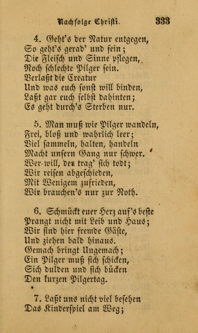 Die Pilgerharfe: eine sammlung evangelischer lieder, für den Gebrauch gläubig getauster Christen und der Gemeinden des Herrn in Nordamerika page 333