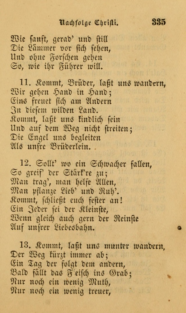 Die Pilgerharfe: eine sammlung evangelischer lieder, für den Gebrauch gläubig getauster Christen und der Gemeinden des Herrn in Nordamerika page 335