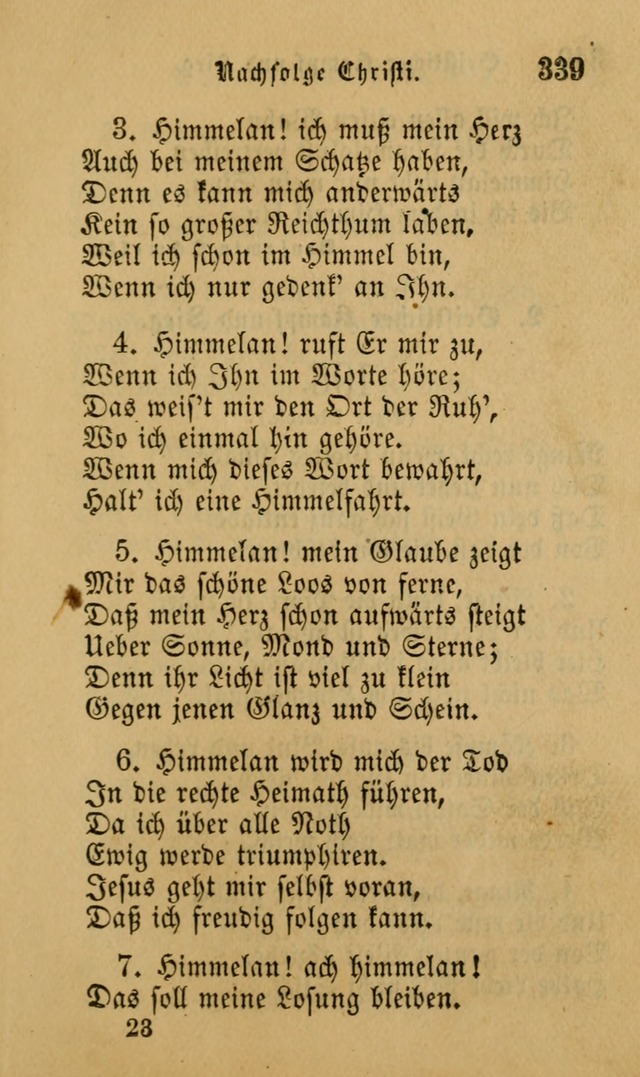 Die Pilgerharfe: eine sammlung evangelischer lieder, für den Gebrauch gläubig getauster Christen und der Gemeinden des Herrn in Nordamerika page 339