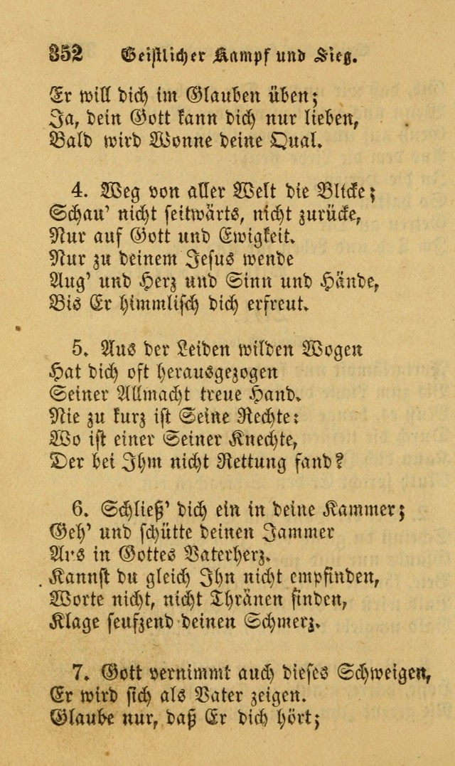 Die Pilgerharfe: eine sammlung evangelischer lieder, für den Gebrauch gläubig getauster Christen und der Gemeinden des Herrn in Nordamerika page 352