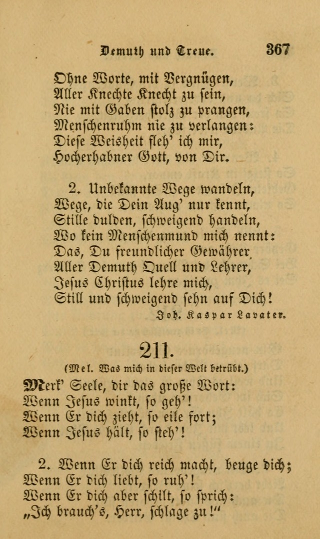 Die Pilgerharfe: eine sammlung evangelischer lieder, für den Gebrauch gläubig getauster Christen und der Gemeinden des Herrn in Nordamerika page 367