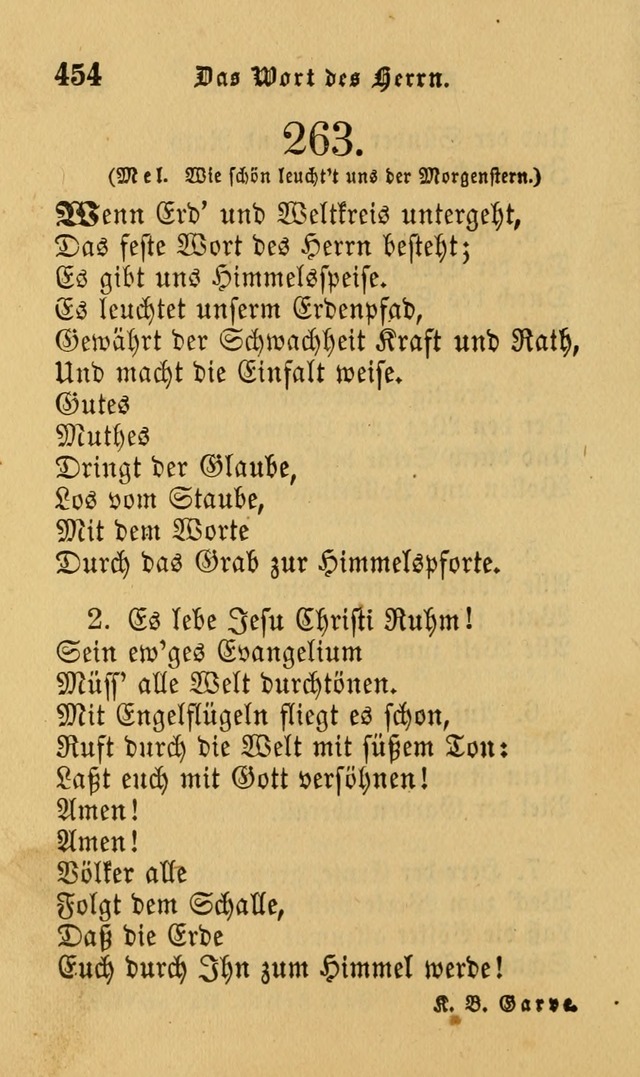 Die Pilgerharfe: eine sammlung evangelischer lieder, für den Gebrauch gläubig getauster Christen und der Gemeinden des Herrn in Nordamerika page 454