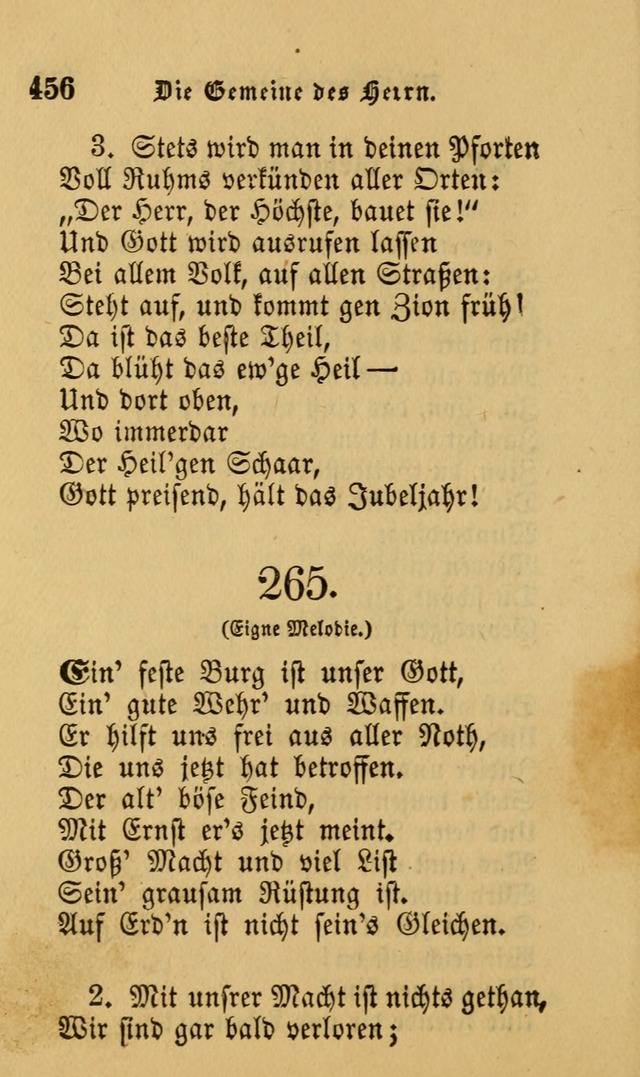 Die Pilgerharfe: eine sammlung evangelischer lieder, für den Gebrauch gläubig getauster Christen und der Gemeinden des Herrn in Nordamerika page 456