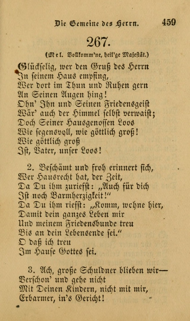 Die Pilgerharfe: eine sammlung evangelischer lieder, für den Gebrauch gläubig getauster Christen und der Gemeinden des Herrn in Nordamerika page 459