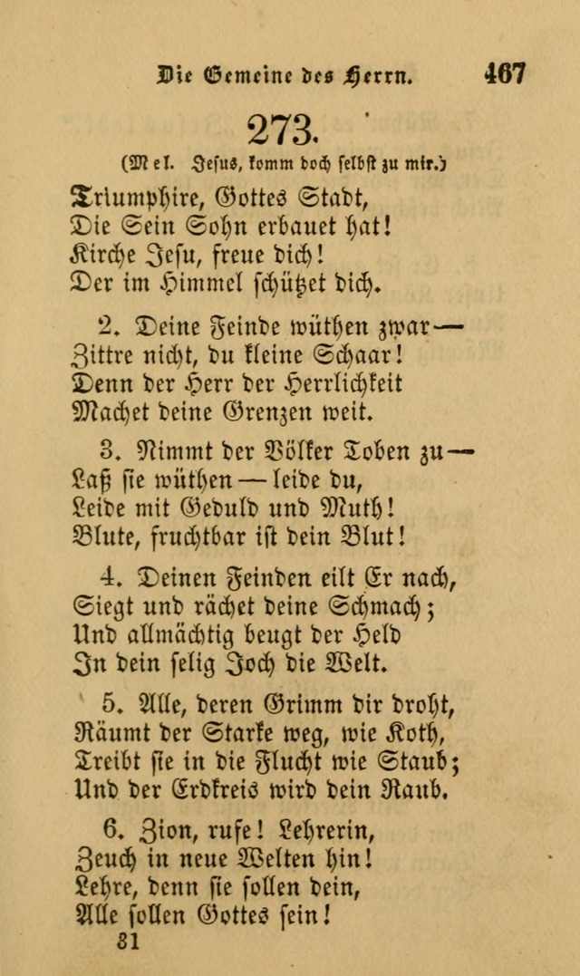 Die Pilgerharfe: eine sammlung evangelischer lieder, für den Gebrauch gläubig getauster Christen und der Gemeinden des Herrn in Nordamerika page 467