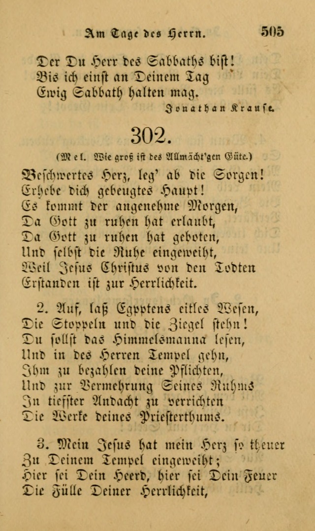 Die Pilgerharfe: eine sammlung evangelischer lieder, für den Gebrauch gläubig getauster Christen und der Gemeinden des Herrn in Nordamerika page 505