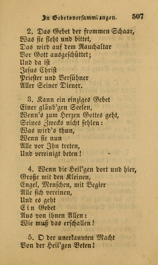 Die Pilgerharfe: eine sammlung evangelischer lieder, für den Gebrauch gläubig getauster Christen und der Gemeinden des Herrn in Nordamerika page 507