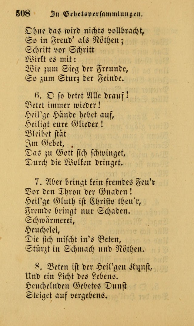 Die Pilgerharfe: eine sammlung evangelischer lieder, für den Gebrauch gläubig getauster Christen und der Gemeinden des Herrn in Nordamerika page 508