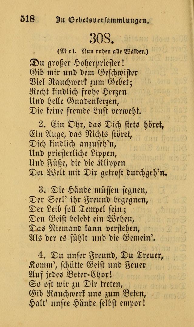 Die Pilgerharfe: eine sammlung evangelischer lieder, für den Gebrauch gläubig getauster Christen und der Gemeinden des Herrn in Nordamerika page 518