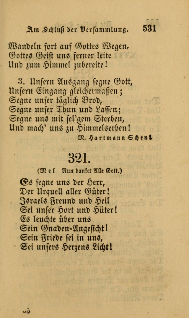 Die Pilgerharfe: eine sammlung evangelischer lieder, für den Gebrauch gläubig getauster Christen und der Gemeinden des Herrn in Nordamerika page 531