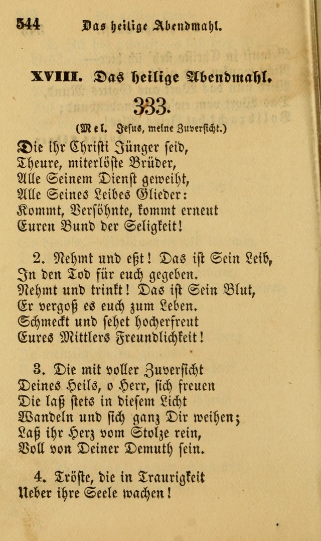 Die Pilgerharfe: eine sammlung evangelischer lieder, für den Gebrauch gläubig getauster Christen und der Gemeinden des Herrn in Nordamerika page 544