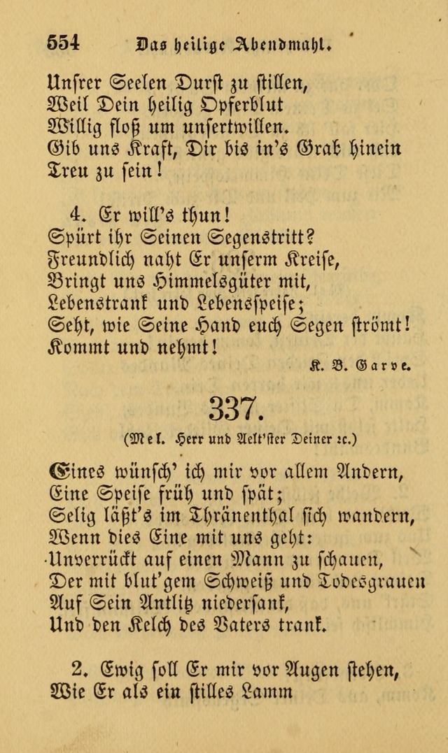 Die Pilgerharfe: eine sammlung evangelischer lieder, für den Gebrauch gläubig getauster Christen und der Gemeinden des Herrn in Nordamerika page 554