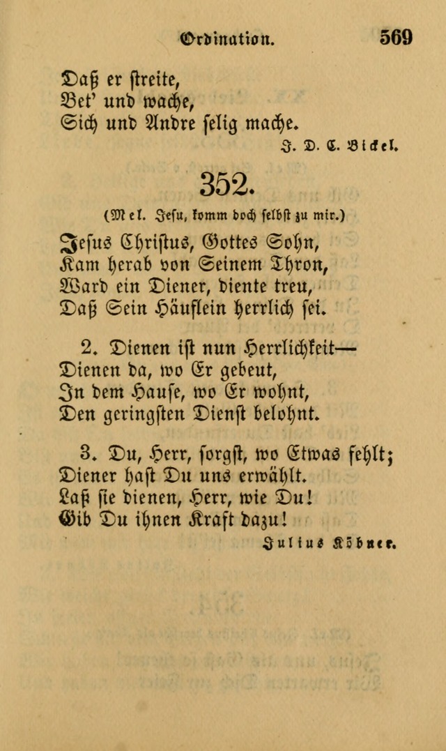 Die Pilgerharfe: eine sammlung evangelischer lieder, für den Gebrauch gläubig getauster Christen und der Gemeinden des Herrn in Nordamerika page 569