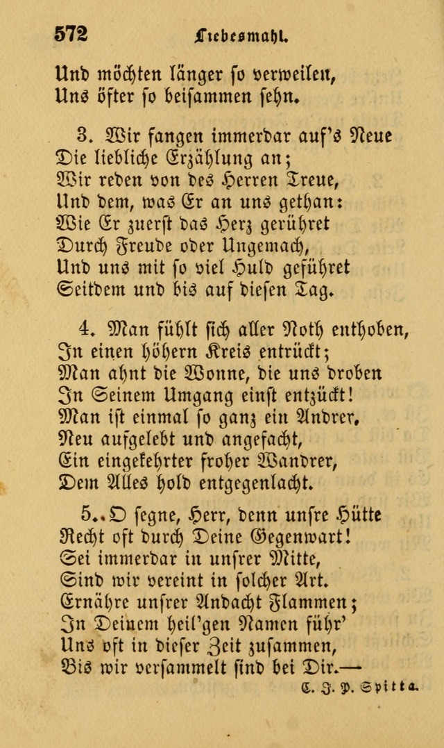 Die Pilgerharfe: eine sammlung evangelischer lieder, für den Gebrauch gläubig getauster Christen und der Gemeinden des Herrn in Nordamerika page 572