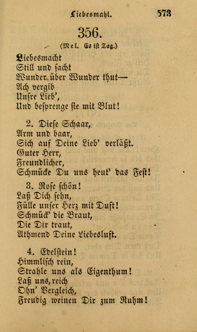 Die Pilgerharfe: eine sammlung evangelischer lieder, für den Gebrauch gläubig getauster Christen und der Gemeinden des Herrn in Nordamerika page 573