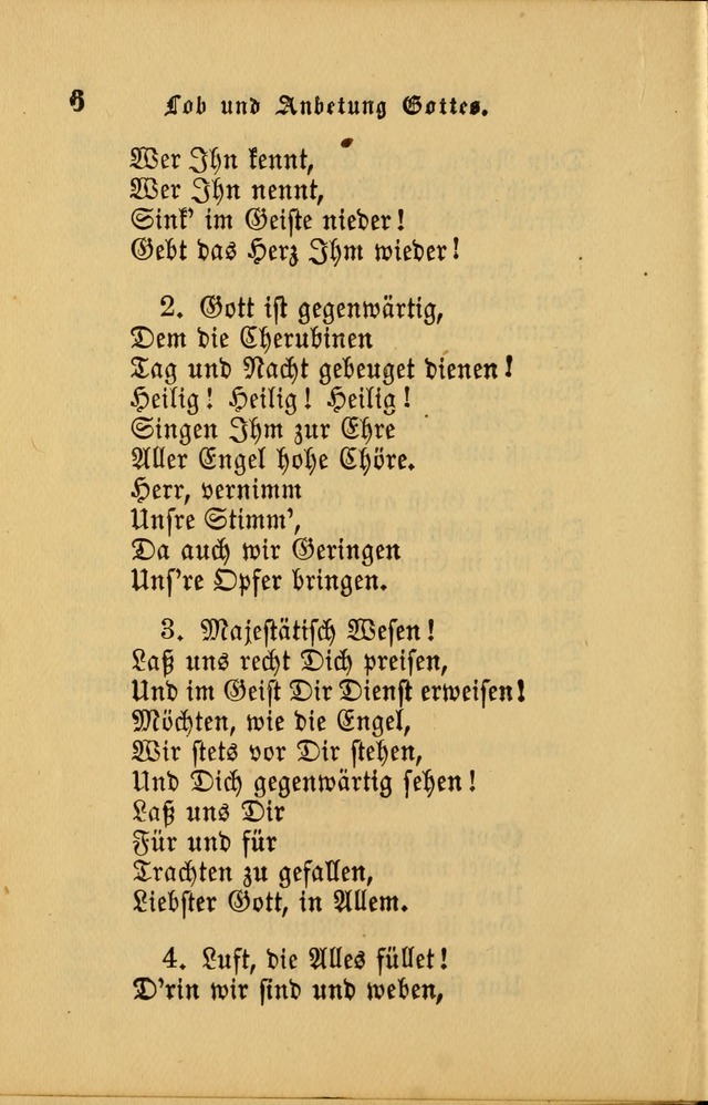 Die Pilgerharfe: eine sammlung evangelischer lieder, für den Gebrauch gläubig getauster Christen und der Gemeinden des Herrn in Nordamerika page 6