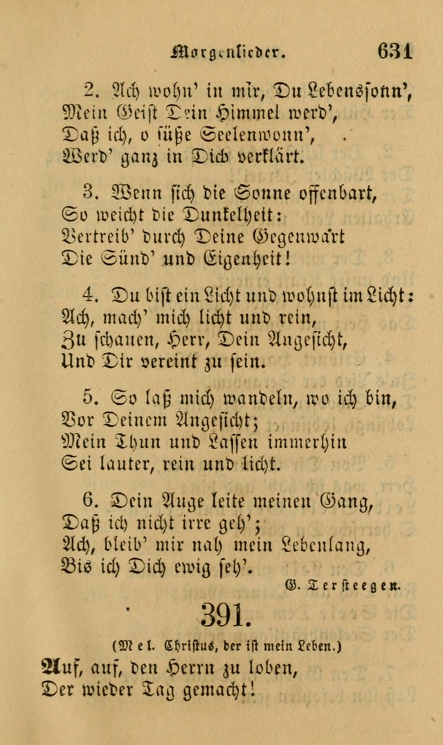 Die Pilgerharfe: eine sammlung evangelischer lieder, für den Gebrauch gläubig getauster Christen und der Gemeinden des Herrn in Nordamerika page 631