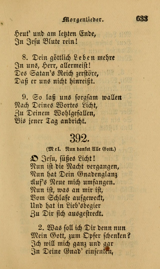 Die Pilgerharfe: eine sammlung evangelischer lieder, für den Gebrauch gläubig getauster Christen und der Gemeinden des Herrn in Nordamerika page 633