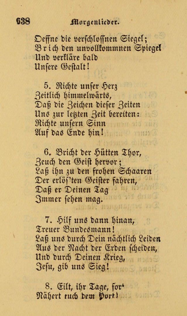 Die Pilgerharfe: eine sammlung evangelischer lieder, für den Gebrauch gläubig getauster Christen und der Gemeinden des Herrn in Nordamerika page 638