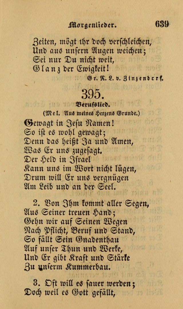 Die Pilgerharfe: eine sammlung evangelischer lieder, für den Gebrauch gläubig getauster Christen und der Gemeinden des Herrn in Nordamerika page 639