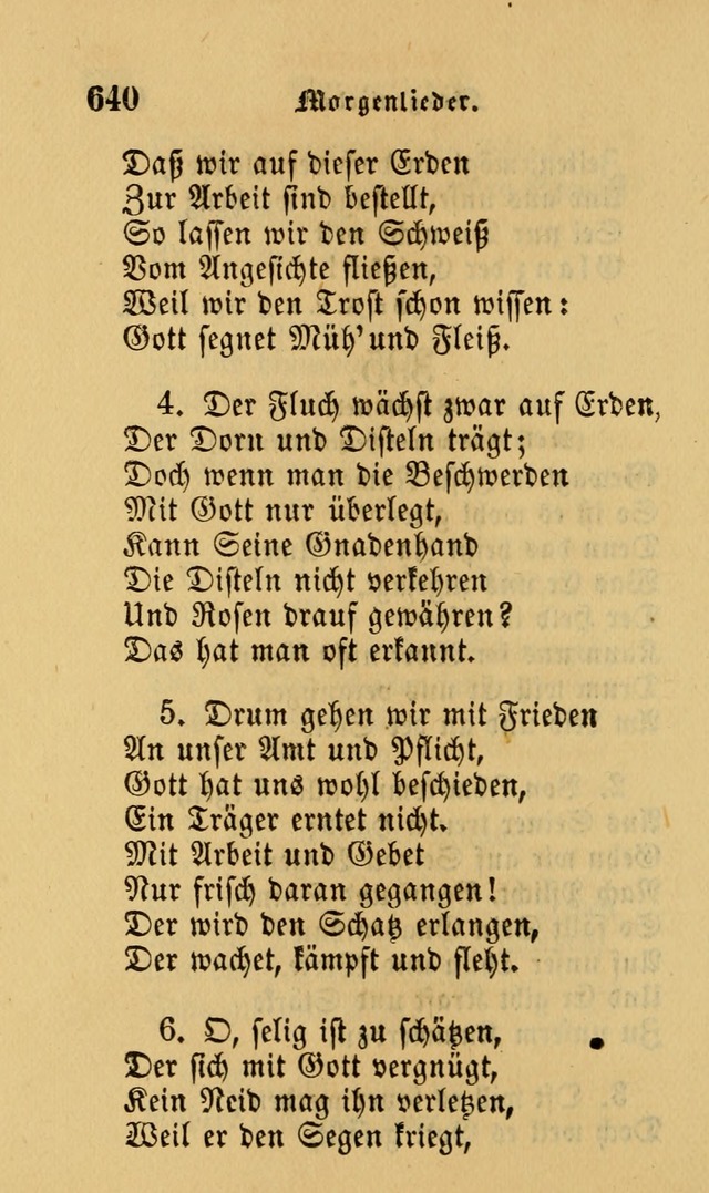 Die Pilgerharfe: eine sammlung evangelischer lieder, für den Gebrauch gläubig getauster Christen und der Gemeinden des Herrn in Nordamerika page 640