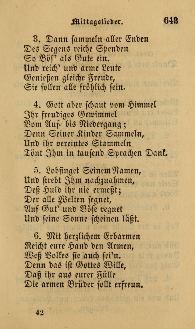 Die Pilgerharfe: eine sammlung evangelischer lieder, für den Gebrauch gläubig getauster Christen und der Gemeinden des Herrn in Nordamerika page 643