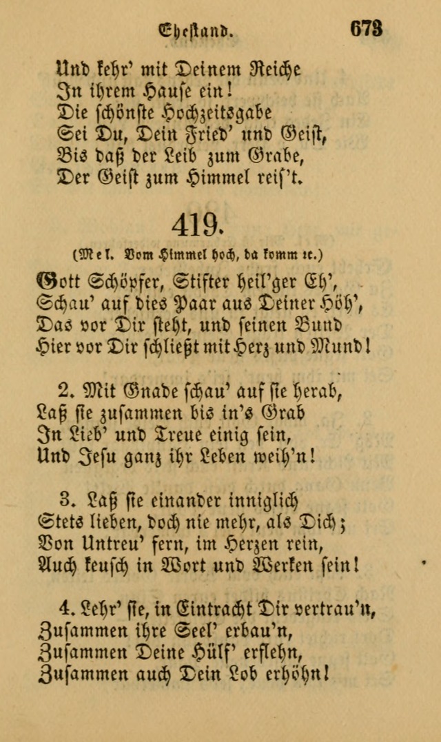 Die Pilgerharfe: eine sammlung evangelischer lieder, für den Gebrauch gläubig getauster Christen und der Gemeinden des Herrn in Nordamerika page 673