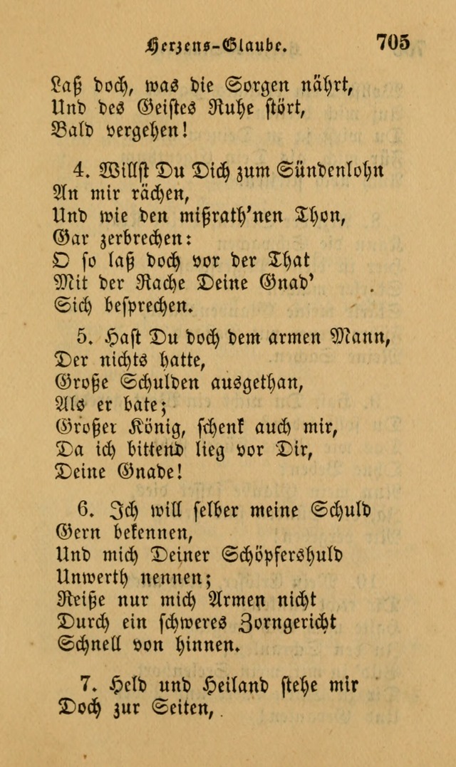 Die Pilgerharfe: eine sammlung evangelischer lieder, für den Gebrauch gläubig getauster Christen und der Gemeinden des Herrn in Nordamerika page 705