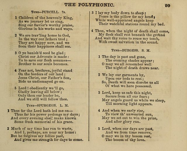 The Polyphonic; or Juvenile Choralist; containing a great variety of music and hymns, both new & old, designed for schools and youth page 98