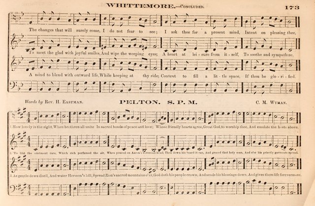 The Palm: a collection of sacred music, for choirs, singing schools and conventions page 173