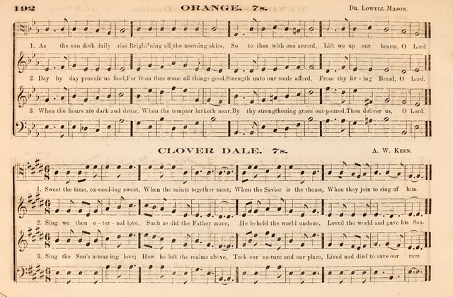 The Palm: a collection of sacred music, for choirs, singing schools and conventions page 192