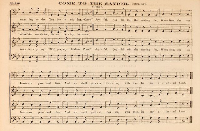 The Palm: a collection of sacred music, for choirs, singing schools and conventions page 248